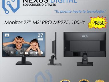 Monitores MSI de varios tamaños (22" | 25" | 27") Full HD, 100Hz, 1ms NUEVOS en caja - Img 69063406