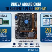 SÚPER OFERTAS EN COMBOS MOTHERBOARD H81! - Img 58368083