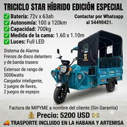 🛺TRICICLOS HÍBRIDOS EN VENTA EN LA HABANA🛺 - Img 56160312