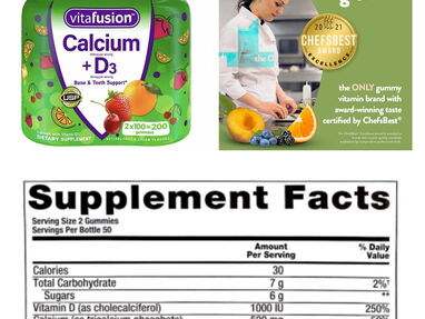 Suplemento dietético Vitamina D3+calcio - Img main-image