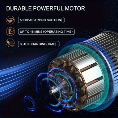 🌀 Aspirador Portátil CascadeVac – ¡Limpieza sin esfuerzo! 🧼🚗 - Img 101203872