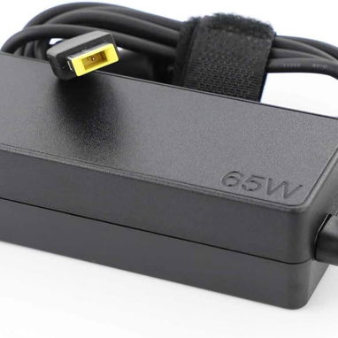 Cargador Lenovo ThinkPad para laptop de 65 W, adaptador de corriente delgado de CA... usb pta amarilla 53274327 - 5/6