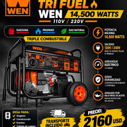 🔥⚡ ¡PLANTA ELÉCTRICA WEN TRI FUEL – 14,500 WATTS! ⚡🔥 Potencia y respaldo para tu hogar, negocio, construcción o finca. - Img 57984589