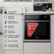 Horno Drija Roma / Caribe 76cm 78L ($440) | ¡Envío, Garantía y Factura Incluidos! Máxima seguridad. - Img 57914227
