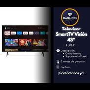 Televisor Smart Tv Visión 43" Full HD Cajita interna y Soporte a la Pared Precio: 300 usd💸 Garantía de 2 meses🕒 Fac - Img 55269137