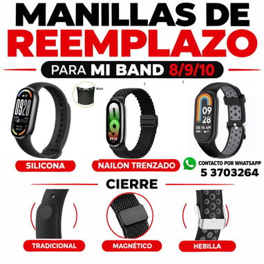 Manillas pulseras Mi band 8, 9, 10 - 2/2
