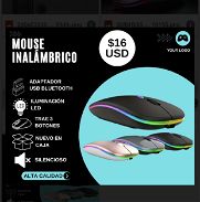 Mouse Inalambrico y Bluetooth Modelo Similar a Magis Mouse de Apple de Alta Calidad - Img 45978393