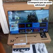 Tv 32 pulgadas cajita interna y base a la pared - Img 57944255
