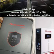 Kit solar con paneles - Img 55849393
