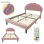 Cama rosada con luz led - Img 57997415