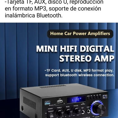 AMPLIFICADOR ALTA CALIDAD. NEW. GARANTÍA - Img 124040964