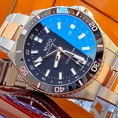 🛑 ¡ estreno ! 🛑 hermoso, joya suiza ⌚️ mido elegancia formal combinada con robustez - Img 122367403