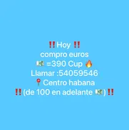 Compro euros 💶 a 390 cup ‼️ - Img 49754770