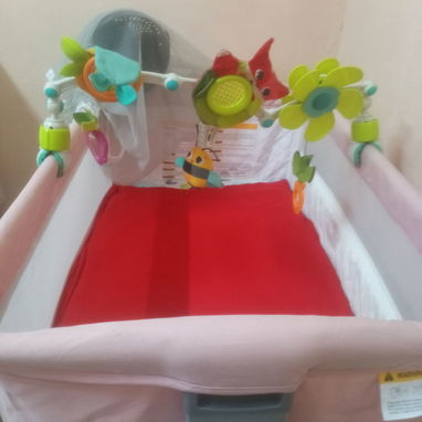 Cuna Colecho Rosa de Poco Uso + Accesorios (La Habana) - 100 USD - 2/2