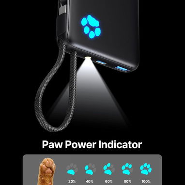 🔋 POWER BANK INIU 10000MAH 45W USB-C INTEGRADO + LINTERNA – ENVÍO DISPONIBLE + GARANTÍA - 6/7