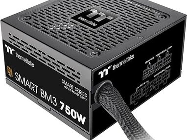Fuente de alimentación semimodular Thermaltake Smart BM3 750W 80Plus Bronze ATX 3.0 y PCIE 5.0 Ready 0Km///*53484401 - Img 67125694