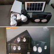 Sistema solar multifuncional con 2 bombillos LED,larga duración de la carga y puede cargar su celular - Img 53541678