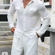 Conjunto camisa y shorts de hombre - Img 57300304