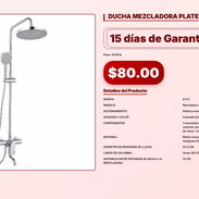 DUCHA MEZCLADORA PLATEADA S.P.C . - Img 57006178