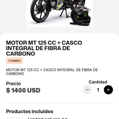 OFERTAZO!! MOTO + CASCO INTEGRAL!!! - Img 123578588