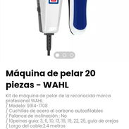 Máquina de pelar 20 piezas - WAHL. Kit de máquina de pelar de la reconocida marca profesional WAHL - Img 53522516