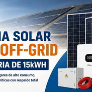 Sistema Solar 10kw Off-Grid con Bateria  de 15kWH - Img 55790439