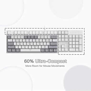 Red Dragon K617 FIZZ | Teclado Mecánico 60% | - 4/8