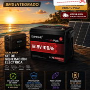 Baterías Dumfume lifepo4, 12.8v 100ah, BMS integrado. PRECIO- 350usd - Img 57201233