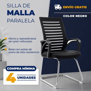 🔹 *Silla de Malla Paralela Color Negra* - Precio principal: 55 usd (cada una) - Factura - Img 57439619