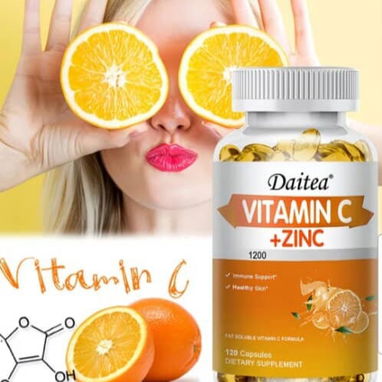 Vitamina C Zinc Ácido fólico Multivitaminas Omega 3 Glucosamina Complejo B - Img 120696122