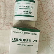 LISINOPRIL FRASCO CON 30 TABLETAS / LLAMAR O CONTACTAR POR WHATSAPP AL 54836334 - Img 56370615