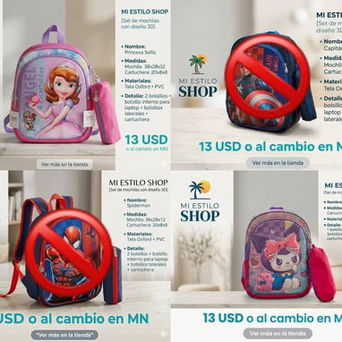 Mochilas de todo tipo para niños y niñas‼️ - 3/10