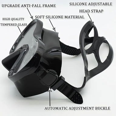 Set de buceo con máscara de cristal/ 3 modelos/cristal polarizado - Img 117650810