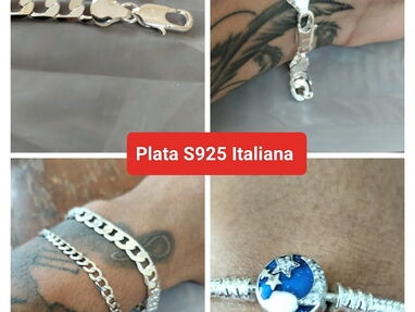 Manillas de Plata alta calidad S925 Italia - Img 64480859