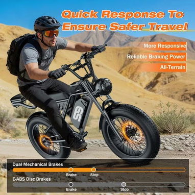 Disponible: 🚲 Bicicleta ElĂ©ctrica para Adultos – Motor de 749W y BaterĂa 48V 15.6Ah | videojuegoshabana.com - Img 124876998