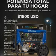 GENERADOR ELÉCTRICO TRI-FUEL WESTINGHOUSE DE 12500 WATTS - Img 56418320