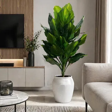 📢 Macetas grandes con planta artificial. Ideal para decorar su hogar o negocio. Importadas - Img 119695858