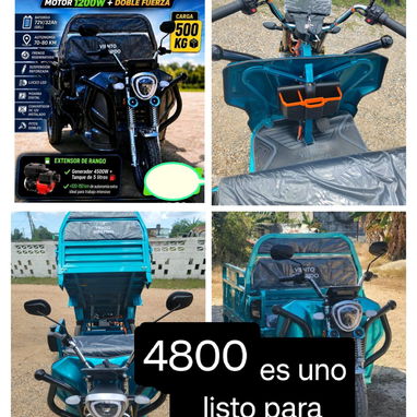 Tengo varias ofertas de triciclo trato presencial todo en orden 0km todo los triciclo no dudes en ctc - Img 122652836