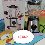 Licuadora Batidora d acero inoxidable, vaso d cristal del gordo d 1.5 litros, 2 velocidades nuevas en caja con garantía - Img 56539542