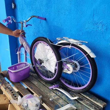 Bicicletas de niña y niño numero 20 ( verde azul naranja rosado morado )) - 7/9