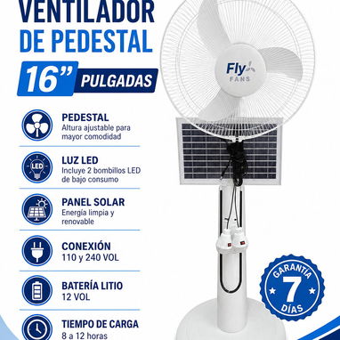 ✅️VENTILADOR RECARGABLE DIGITAL MESA MARCA FLY FANS 60USD - Img 127616297