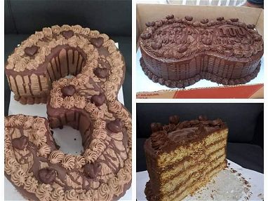 Cake deliciosos  😋  de crema de chocolate - Img main-image