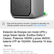 ❗️ Estación portátil Ecoflow Delta 3 Classic. Potencia 1800W. Nueva en caja, garantía de 15 días, entrega incluida. - Img 57726270