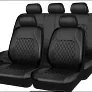 Forros para autos de cuero sintético universales, negro,nuevos.. - Img 53957347