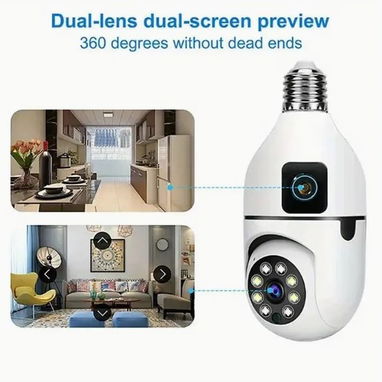 MEJOR OFERTA!!! ⭐ ⭐ Cámara de seguridad con dual lente(TipoC o por socket) =20$ ⭐53881002 - Img 105543917
