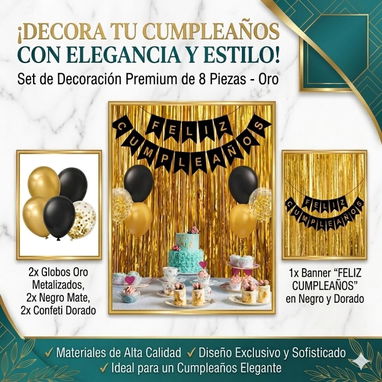 Set de decoración de cumpleaños - Img 124813547