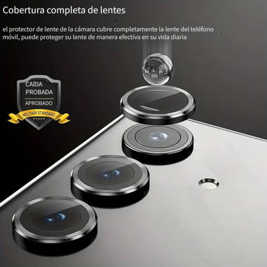 Aros independiente de aluminio y cristal y micas enterizas para iPhone y Samsung (cámaras) - Img 65758696