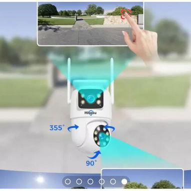 Sistema de cámaras de Seguridad CCTV Hiseeu 4 -cámaras PTZ - Img 123150107