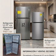 ✅️Refrigerador LG 19" con dispensador precio 940 usd ✅️Refrigerador LG 14" 750 📍Contamos con servicio de mensajería, - Img 57004661