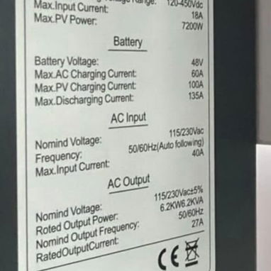 Inversor de 6k de 110 y 220 - 2/2